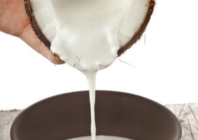 coconut milk leche de coco